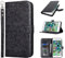Zouzt Case for iPhone 8 Plus / 7 Plus (5.5 Inch), Premium PU Leather Wallet Case with Credit Card Holder Slot Flip Folio Kickstand Shockproof Protective Phone Cover (Black Leopard Pattern)