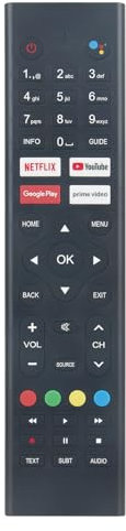 ALLIMITY Telecomando Sostituzione adatta per Antteq RCA Android TV AG50D1 AG32H3 AG42F3 AG24F1DCU RAQ55UN1 iRS32H1 RAQ50UN1 RAQ43UN1