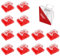 Yoezuo 100 Pezzi Clip Fermacavi Adesivi, Clip per Cavi Adesivi, Autoadesivo Clip Cavo, Gestione del Cavo Autoadesivi Cavo, Fermacavi Supporto Organizer (Trasparente)