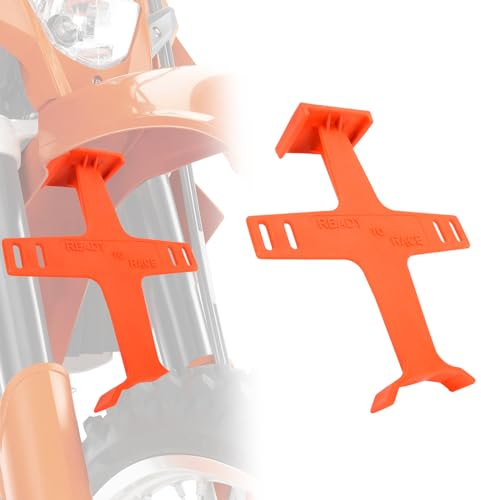 IUVWISN Économiseur de Fourche Avant de Dirt Bike 11,3 Pouces Support de Suspension de Moto Universel Joint d'étanchéité Protecteur de Ressort adapté pour Motocross Enduro Orange