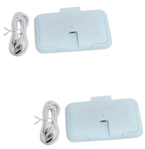 HEMOTON 2St wärmer wischen Baby-Wischtuchwärmer baby windel wärmer Windelwärmer Tuchwischwärmer feuchttücher baby wischt Gewebewärmer ab Tragbarer Wischwärmer Wagen Heizung Spender Plastik