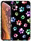 GlamCase for iPhone X/XS, iPhone X/XS Case - Dog Cat Paw Watercolour Print Design Printed Slim Fit Cute Plastic Hard Snap on Protective Designer Back Phone Case/Cover for iPhone X/XS.