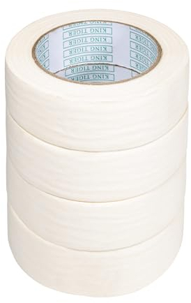 Noa Home Deco 4 rouleaux de ruban adhésif de peintre 30mm x 50m, ruban adhésif de peintre et de décorateur, ruban adhésif universel de peintre, beige