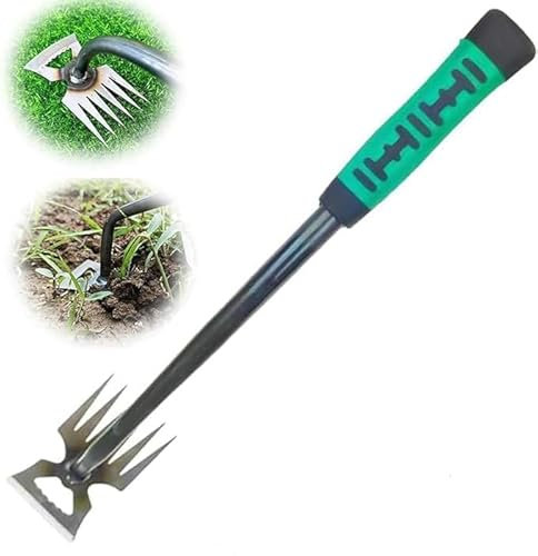 Gardening Hand Weeder Tools Weeding Artifact Uprooting Weeding Tool Garden Weeder Tool for Remove Weeds from Vegetable Gardens, Flower Beds and Potted Plants