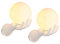 LIGKIN Wandleuchte Kreative Wandlampe in Handform Moderne LED-Wandleuchte mit G9 Glühbirne Wandleuchte aus Gips Wandbeleuchtung Deko für Schlafzimmer Loft Flur, Weiß