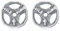 Hantel Ohrringe Silber 925 Gewichtheber Platten Ohrringe Gewichtheben Fitnessstudio Schmuck für Männer