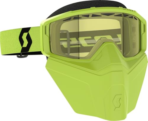 Scott Primal Safari Facemask Snowmobile Goggles Yellow/CAT1