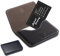 COYUN Visitenkartenetui Flip-Stil Business-Kartenhalter PU-Leder Hochwertiger Namenskartenhalter mit Magnetverschluss Kreditkartenetui Brieftasche für Damen und Herren (Schwarz)