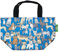 ECO CHIC Lightweight Foldable Insulated Lunch Bag Water Resistant Cooler Bag (Dogs Blue)
