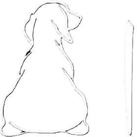 Weißer lustiger Hund beweglicher Schwanz Aufkleber Hund Windschutzscheibe Scheibenwischer Aufkleber Niedliches Tier Welpe Auto Aufkleber Wasserdicht Heckscheibenwischer Aufkleber Dekoration Automotive