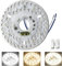 Kit di retrofit per ventilatore da soffitto a LED - 18 W dimmerabile pannello di ricambio, pannello di ricambio per plafoniera PCB 3CCT 3000K 4500K 6000K 2340LM dimmerabile 100-265V (125mm 18W)