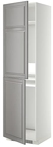 ProTuning METOD Hochschrank für Kühl-/Gefrierschrank, 60x60x220 cm, Weiß/Bodbyn Grau