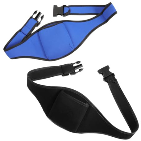 HAMPPLIES 2pcs Sports Microphone Pack Adjustable Mic Belt Waistband for Fitness Instructors Microphone Bags Straps for Speaking Theatre
