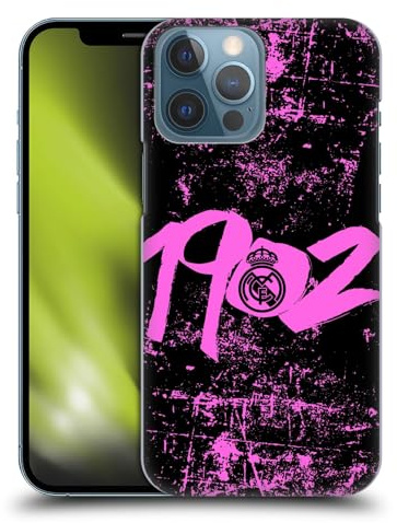 Head Case Designs sous Licence Officielle Real Madrid CF Rose 1902 Urbain Coque Dure pour l'arrière Compatible avec Apple iPhone 13 Pro Max