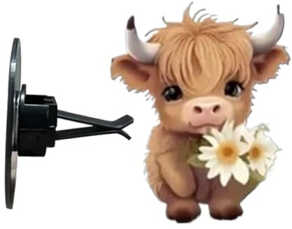 Auto Lufterfrischer Lüftungsclip | 2D Car Fragrance Vent Clip | Car Parfum Duftdiffusor | Acryl Süße Tiere Aromatherapie Diffusor Auto Zubehör Innenraum Deko