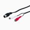 Wentronic Goobay 50014 Adaptador de cable de audio para la conexión con dispositivos de audio antiguos; conexión mediante clavija DIN de 5 pines a 2 clavijas chinch (R/L); 1,5 m, negro