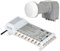 Fuba 8-Teilnehmer Digital Umrüstset - Bestehend aus Fuba DEK 407 Quattro-LNB und Fuba FMT 508 HDTV Multischalter 8 Teilnehmer