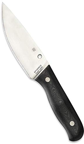 Spyderco Messer mit Feststehender Klinge Serrata G-10, Schwarz, One size, FB32GP