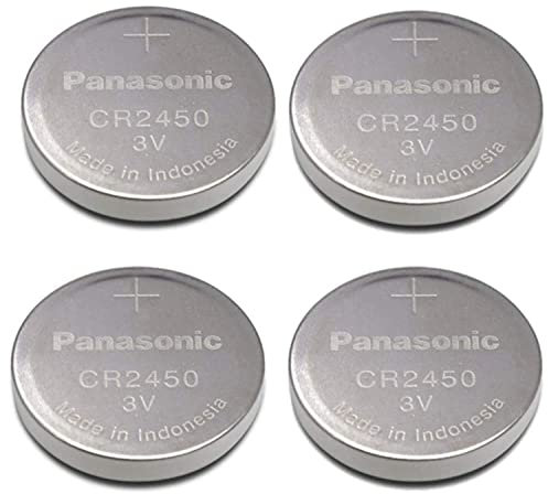 Panasonic Cr2450 Cr 2450 Lithium 3v Battery [ Pack of 4 ]