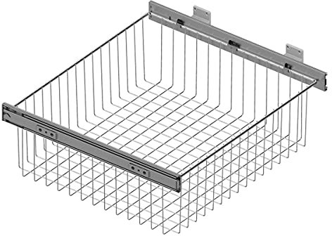 Menage Confort Cesto extraíble de rejilla metálica para mueble de cocina - Ancho 362-368 mm