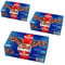 Weiss zarte Lebkuchen Herzen, Sterne, Brezeln Vollmilch 3er Set (3x500g Box blau)