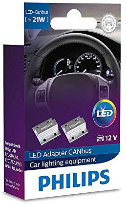Philips Canbus 12 V 21 W Steuereinheit warnunterdrücker für-Signal LED Lampen 18957 X 2, 2 Stück