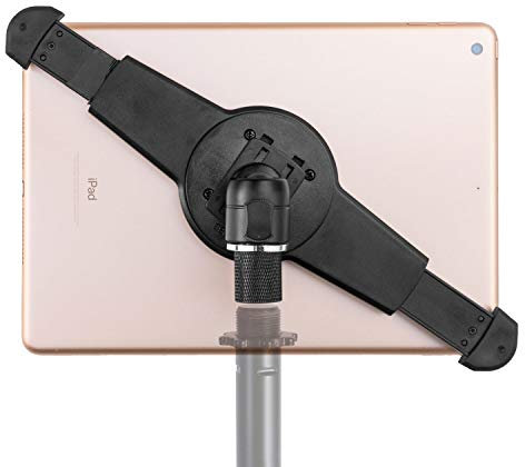 GRIFITI NOOTLE Music MIC Stand RETROFIT Adjustable Large to Standard Universal Tablet Holder Music Stand Adapter - Adaptor 5/8” 27 Female to 1/4” 20 Male Mini Ball Head Ipad Mount 9.5-14.5 in Tablets