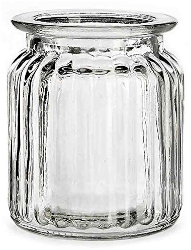 12er Set Windlichter aus Glas im Vintage Look – Teelichthalter H 9 cm für Tischdekoration, Hochzeit & stimmungsvolle Deko – Teelichtgläser
