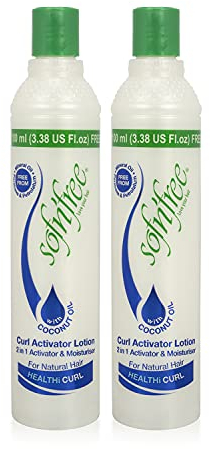 Sofn’Free Curl Activator für Locken mit Sprungkraft und welligem Haar, 350ml (2 Pack)