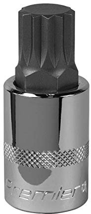 Sealey M18 1/2Sq Drive Spline Socket Bit - SBS019