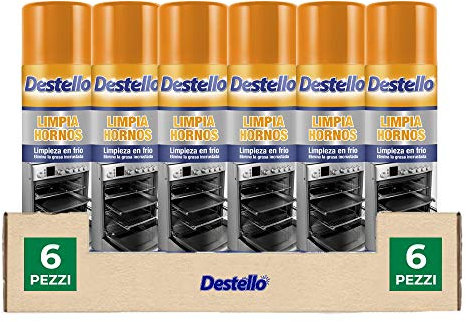 6x Detergente Pulisci FORNO & GRILL Spray da 300ml ideale per pulire forni, barbecue e bistecchiere Confezione da 6 pezzi da 300ml (1800ml)