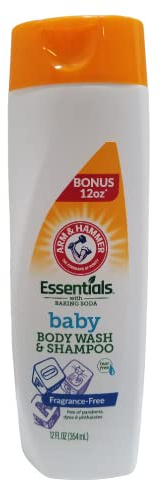 Arm & Hammer Essentials Baby Body Wash & Shampoo (Fragrance-Free)