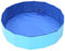 Queta Piscina para Perros Plegable, Bañera para Perros Grandes Medianos Pequeños Mascotas, PVC Antideslizante Piscina para Perros 120x30/80x20/60x20, Azul (80 * 20cm)