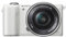 Sony Alpha a5000 Mirrorless Digital Camera with 16-50mm OSS Lens White (Renewed)