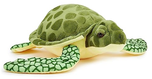 Zappi Co 100% Recyceltes Plüsch Schildkröten Spielzeug (32cm Breite) Weiches Kuscheliges Umweltfreundliches Stofftier Sammlung Für Neugeborenes Erstes Kind