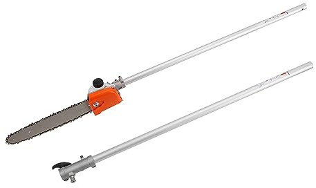 Gabasinover,Pole Saw Attachment (OEM PA1100) + Extension Pole Attachment （OME 575261201) Fits For 125LDx, 128DJx, 128LDx, 323LD, 324LDx, 325LDx, 326LDx, and 327LDx models(Silvery)
