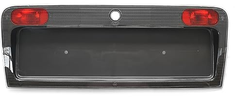 Audi 4B594569501C Blende Kennzeichen Kennzeichenhalter Nebelschlussleuchte, nur für Limousine, Modelljahr 1998-2001