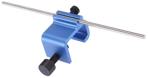 Partuto 1 Pc Universal Motorcycle Chain Alignment Tool - Aluminum Alloy Blue