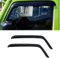 SUKORI Auto Seitenfenster Windabweiser für Jeep Wrangler JK 2007-2017 2door,Seitenscheiben Windabweiser Regen Abweisend Regenschutz Zubehör