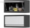 SUXXAN Wandschrank aus Metall mit aufklappbarer Tür für Aufbewahrung, Wandschrank für Garage, Werkstatt, Küche, Größe 30 cm T x 66 cm B x 35 cm H