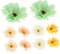 Amosfun 10st Herbstliche Gerbera-Blumen Künstliche Girlande Hochzeitsdekoration Mini-blumenköpfe Hochzeitdeko Hochzeits Dekoration Faux- -blumenköpfe Seidenblume Sonnenblume Blüte