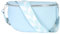 simaranda Damen Bauchtasche stylisch Umhängetasche Hüfttasche Bodybag Gürtel Crossbody Bag Schultertasche mit Verstellbaren Gurt 25 (Hellblau, Groß 28 x 18 x 9 cm)