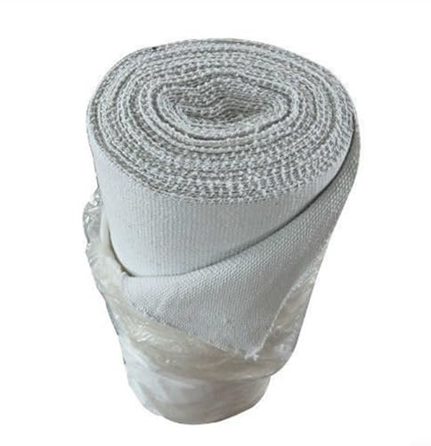 ZYNCUE Ceramic Fiber Blanket Fiber Cloth Thermal Insulation, 1260 ℃ High Temperature Insulation for Furnace Door, Fire Door, Fire Shutter, 1M * 0.5m