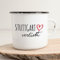 Huuraa Emaille Tasse Stuttgart verliebt Geschenk 300ml Vintage Stuttgart Geschenkidee