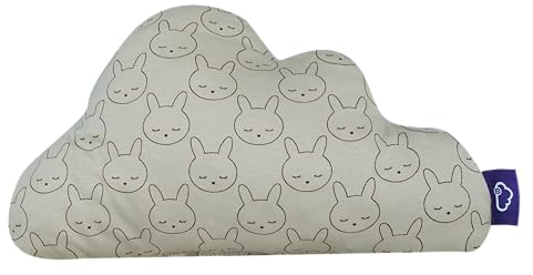 Träumeland GmbH Kuschelkissen Wolke Kuschelhase grün, 36 x 21 x 12 cm