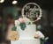Birdart Box® Tortenstecker mit deinem Text – hochwertiger Tortenstecker aus Holz, moderner Cake Topper mit Namen (Holz Natur, Variante 1)