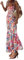 Générique Robe Femme Ete Mi Longue Robe Drapée À Bretelles Réglables Robe Trapèze Sexy À Fines Bretelles Robe Fleurie Française De Style Resort Robe De Plage Fluide, Rose Vif, XXL