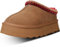 EIOWPER Damen Hohe Hausschuhe Damen Plateau Mini Stiefel Wildleder Warm Rutschfeste Stiefel Winter Kuschelig Pelz Wollgefüttert Kurze Stiefeletten 39 EU (Herstellergröße K0)