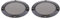 Tityvirnix Juego de 2 rejillas para altavoces RV de 4 pulgadas, malla circular, protector de altavoz negro de 4 pulgadas