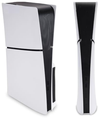 PlayVital 12 en 1 Protección contra el Polvo Kit para ps5 Slim Consola Edición Digital & Disc Red de Malla Antipolvo con Tapones de Silicona Accesorios de Polvo Protector Lateral para ps5 Slim-Negro